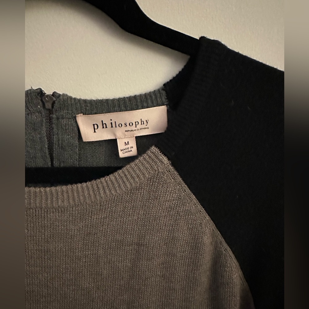 Philosophy sweater dress medium